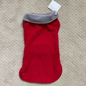 Warm & Waggin’ Cozy Red/Gray Reversible Jacket